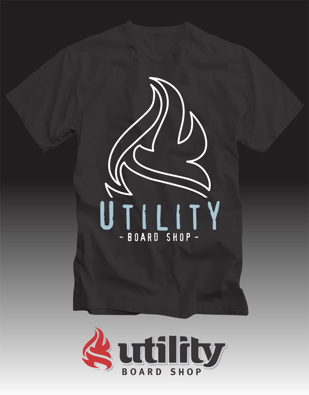 T-shirt Design by dimbru99 for Utility Board Shop | Design #1697789