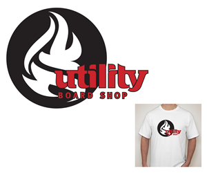 T-shirt Design by thevictim for Utility Board Shop | Design: #1676691