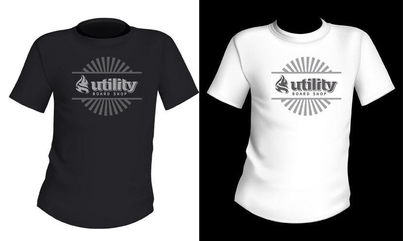 T-shirt Design by kresh for Utility Board Shop | Design #1679487