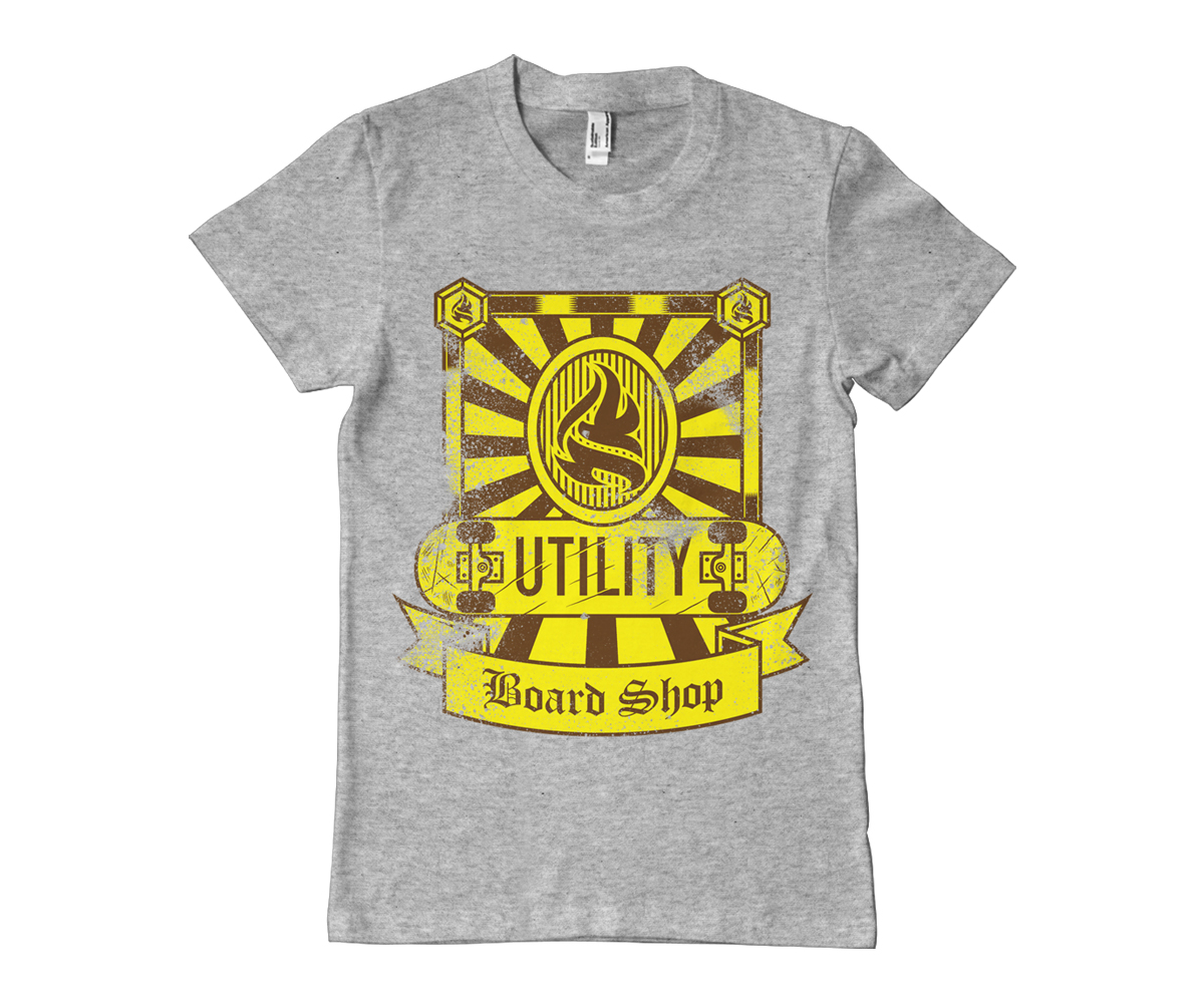 T-shirt Design by sasongkoanis for Utility Board Shop | Design #1689386