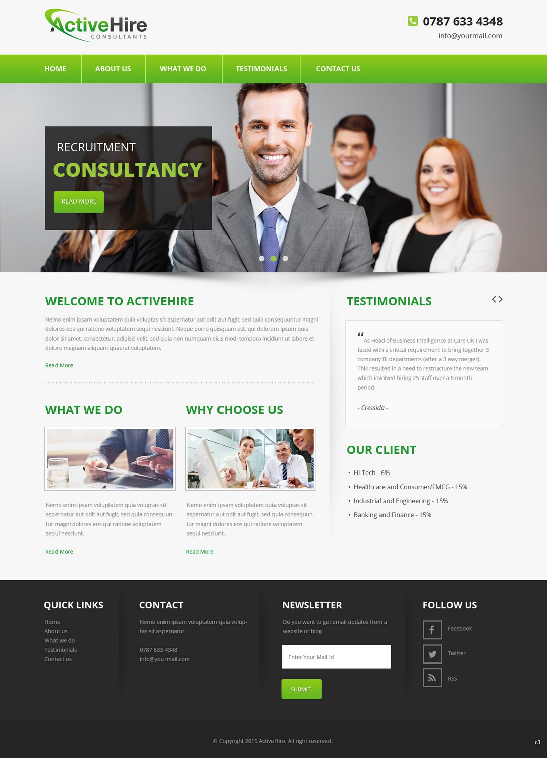 Web Design by pb for this project | Design #6357284