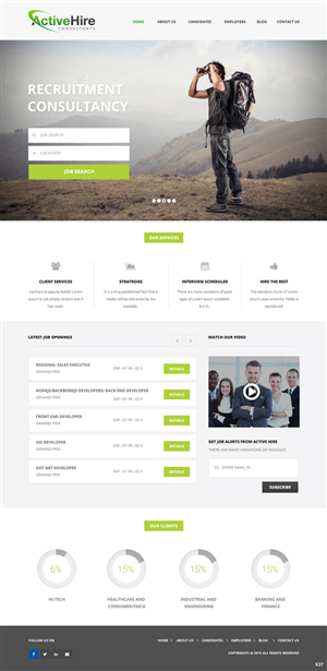 Web Design by pb for this project | Design: #6366696