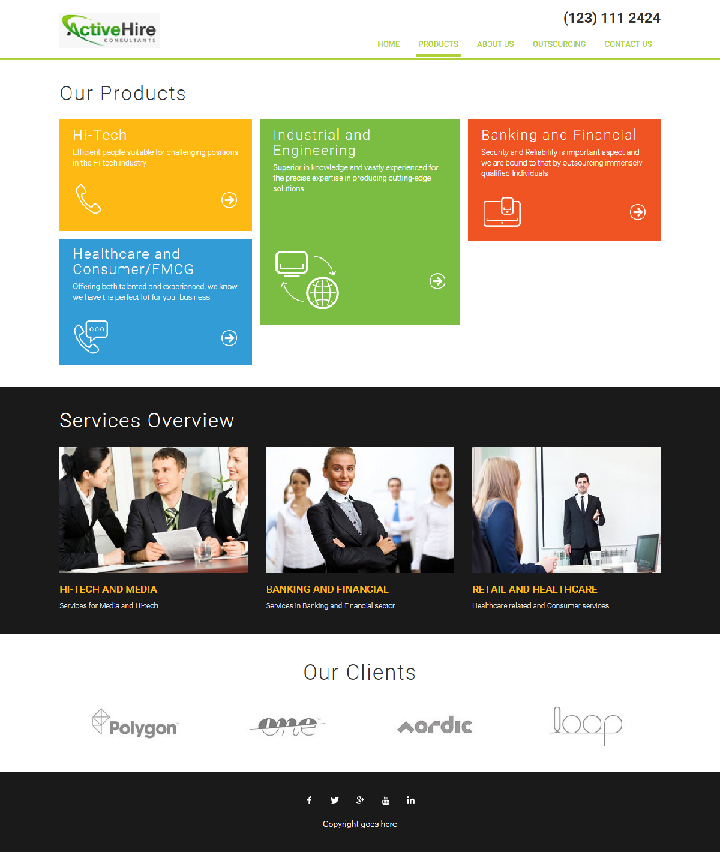 Web Design by npitnaak001 for this project | Design #6439178