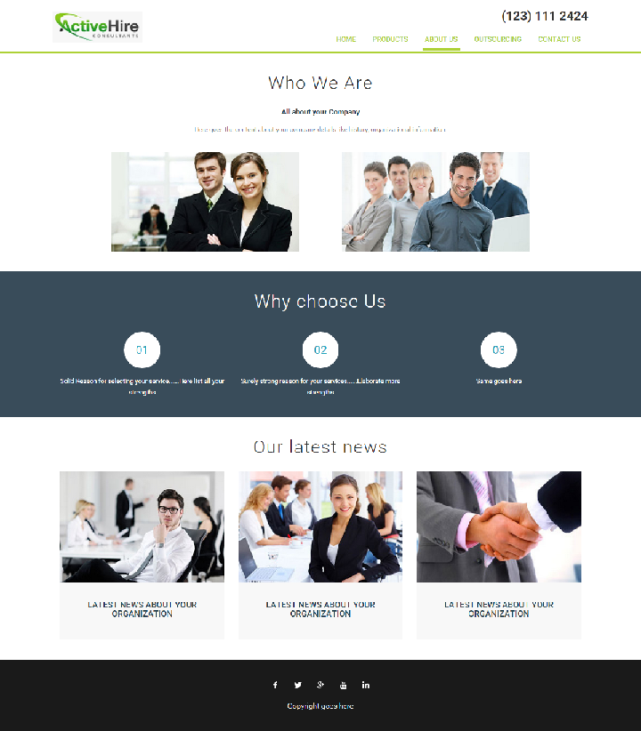 Web Design by npitnaak001 for this project | Design #6439184