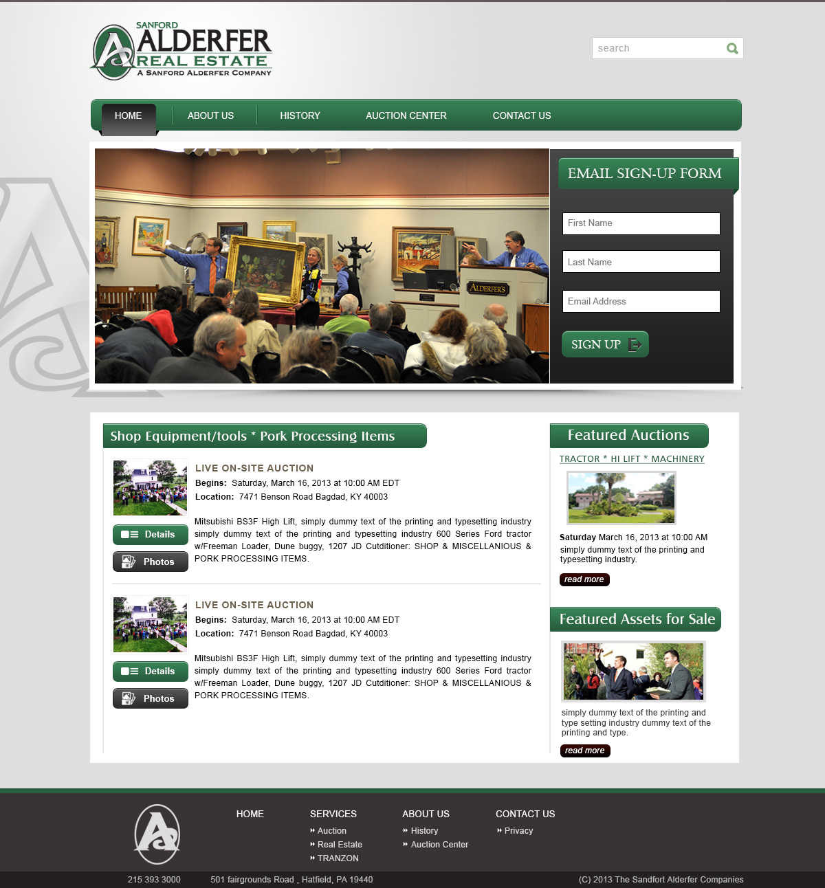 Wordpress Design by webxvision for AuctionServices.com, Inc. | Design #1692282