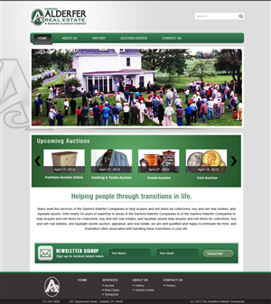Wordpress Design by webxvision for AuctionServices.com, Inc. | Design: #1789899
