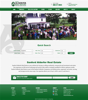 Wordpress Design (uncoded) Auction & Real Estate 3 in 1 | Wordpress Design by MIND