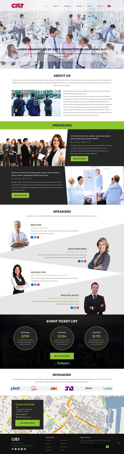 Modern, Professional, Information Technology Landing Page Design for a ...