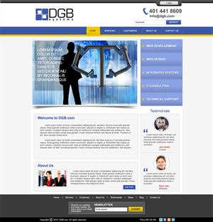 Web Design by DesignXyz for this project | Design: #6414444
