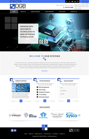 Web Design by Sbss for this project | Design: #6372376