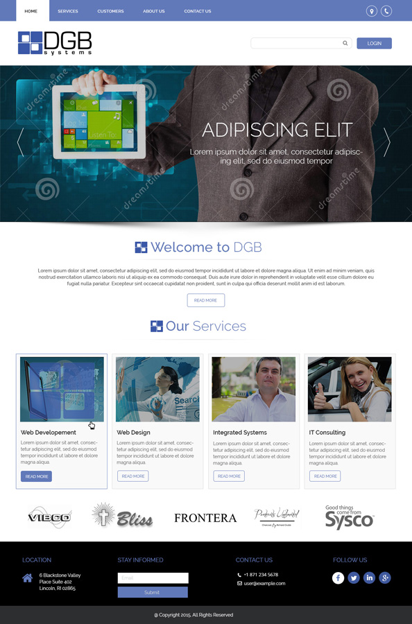 Web Design by Creations Box 2015 for this project | Design #6401998