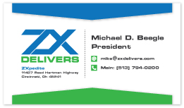 Business Card Design by Flyboy Studio for ZXpedite | Design #10328603