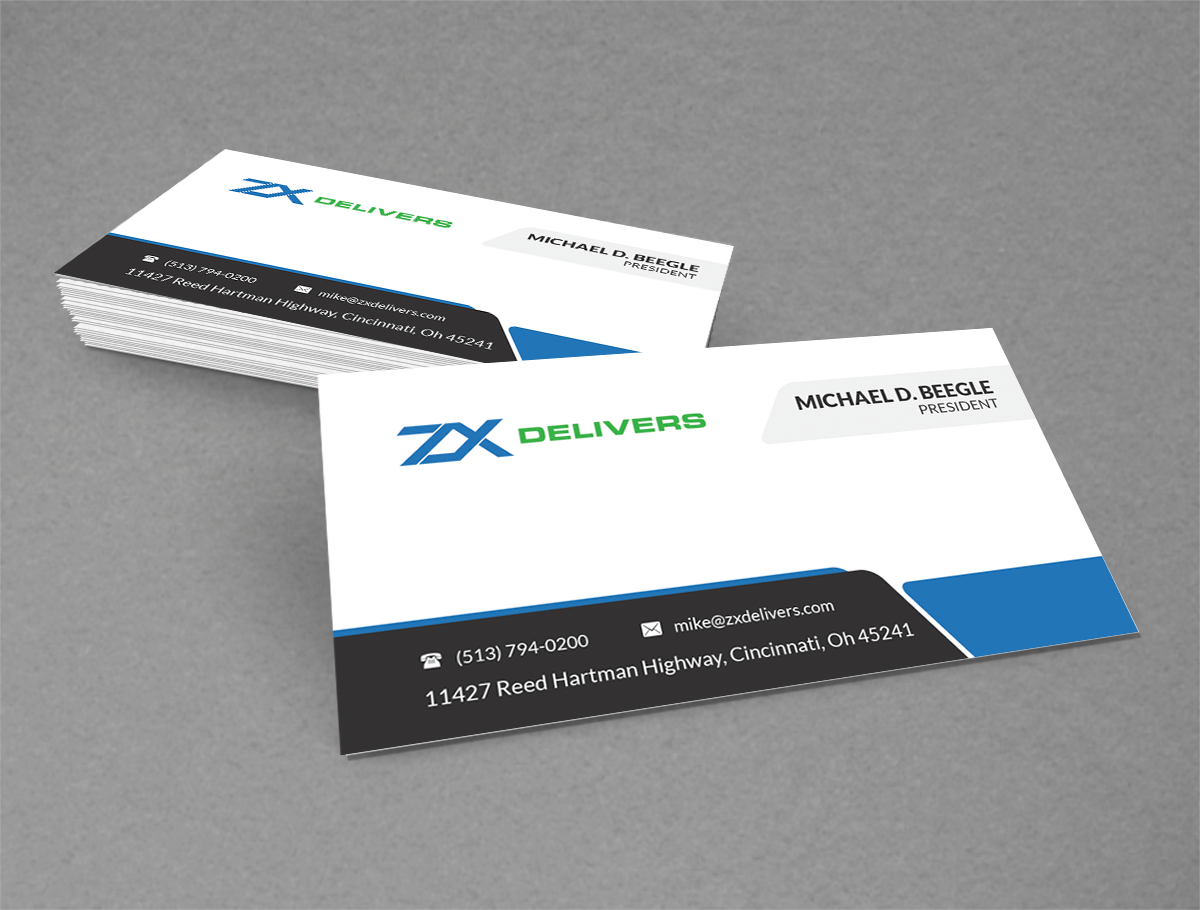 Business Card Design by Jay Patel for ZXpedite | Design #10304635