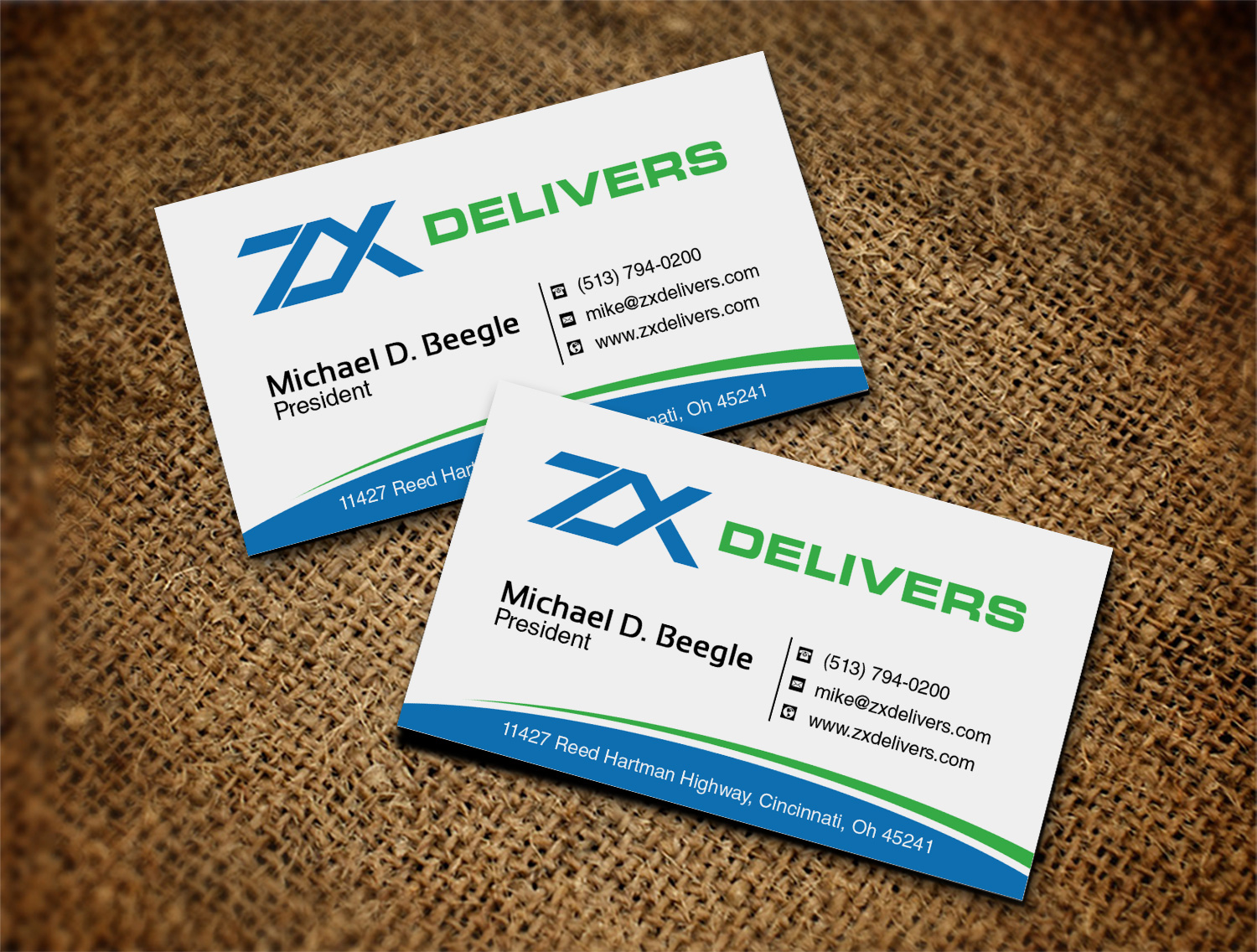 Business Card Design by Lanka Ama for ZXpedite | Design #10309102