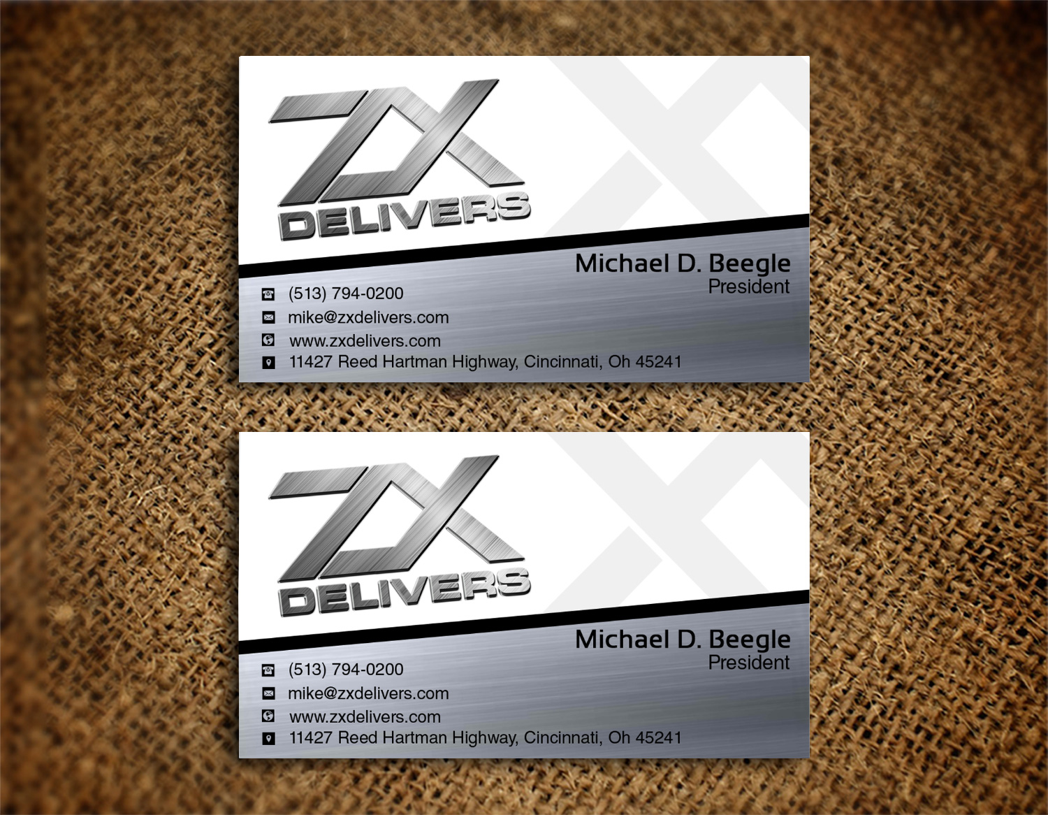 Business Card Design by Lanka Ama for ZXpedite | Design #10309104