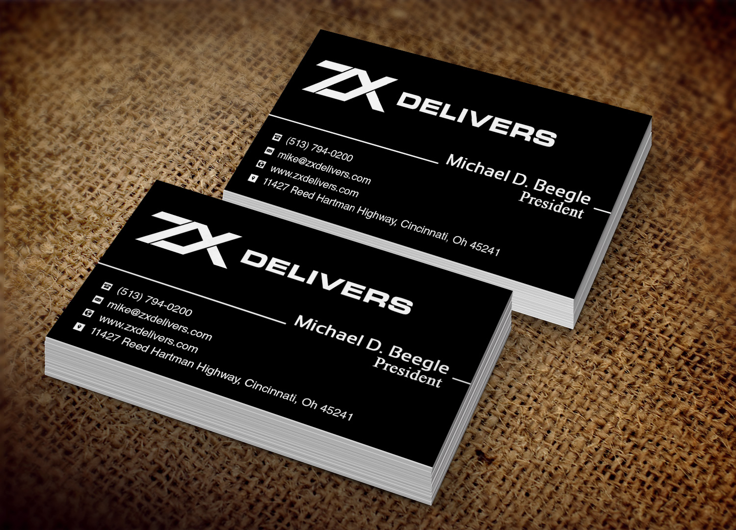 Business Card Design by Lanka Ama for ZXpedite | Design #10309105