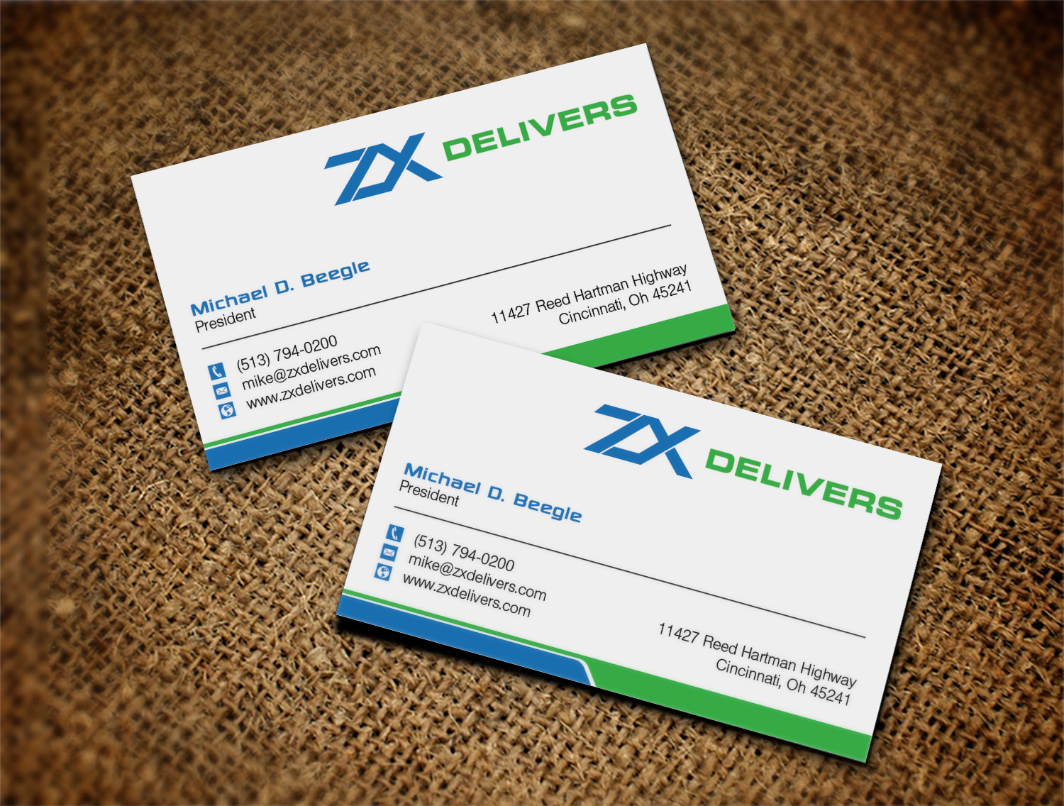 Business Card Design by Lanka Ama for ZXpedite | Design #10309125