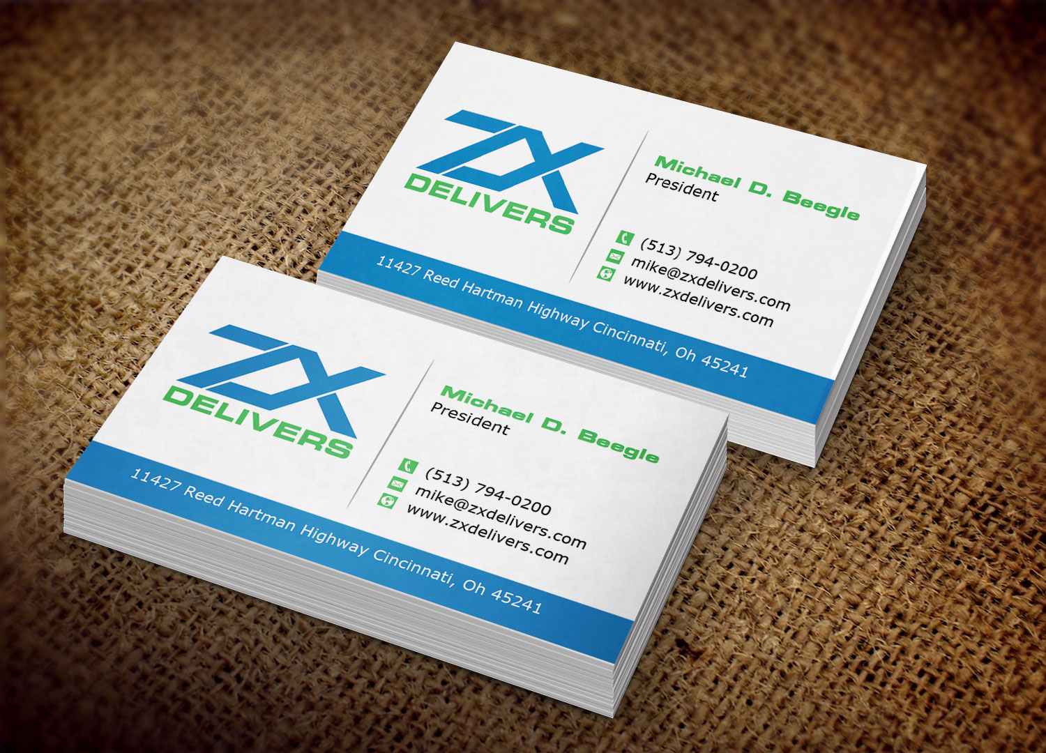 Business Card Design by Lanka Ama for ZXpedite | Design #10309134