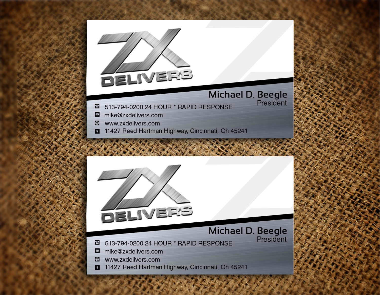 Business Card Design by Lanka Ama for ZXpedite | Design #10381941