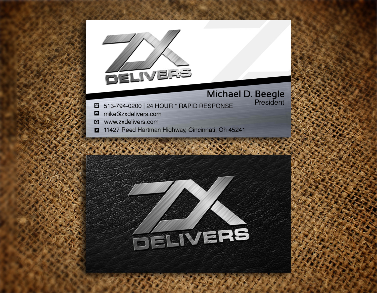 Business Card Design by Lanka Ama for ZXpedite | Design #10442050