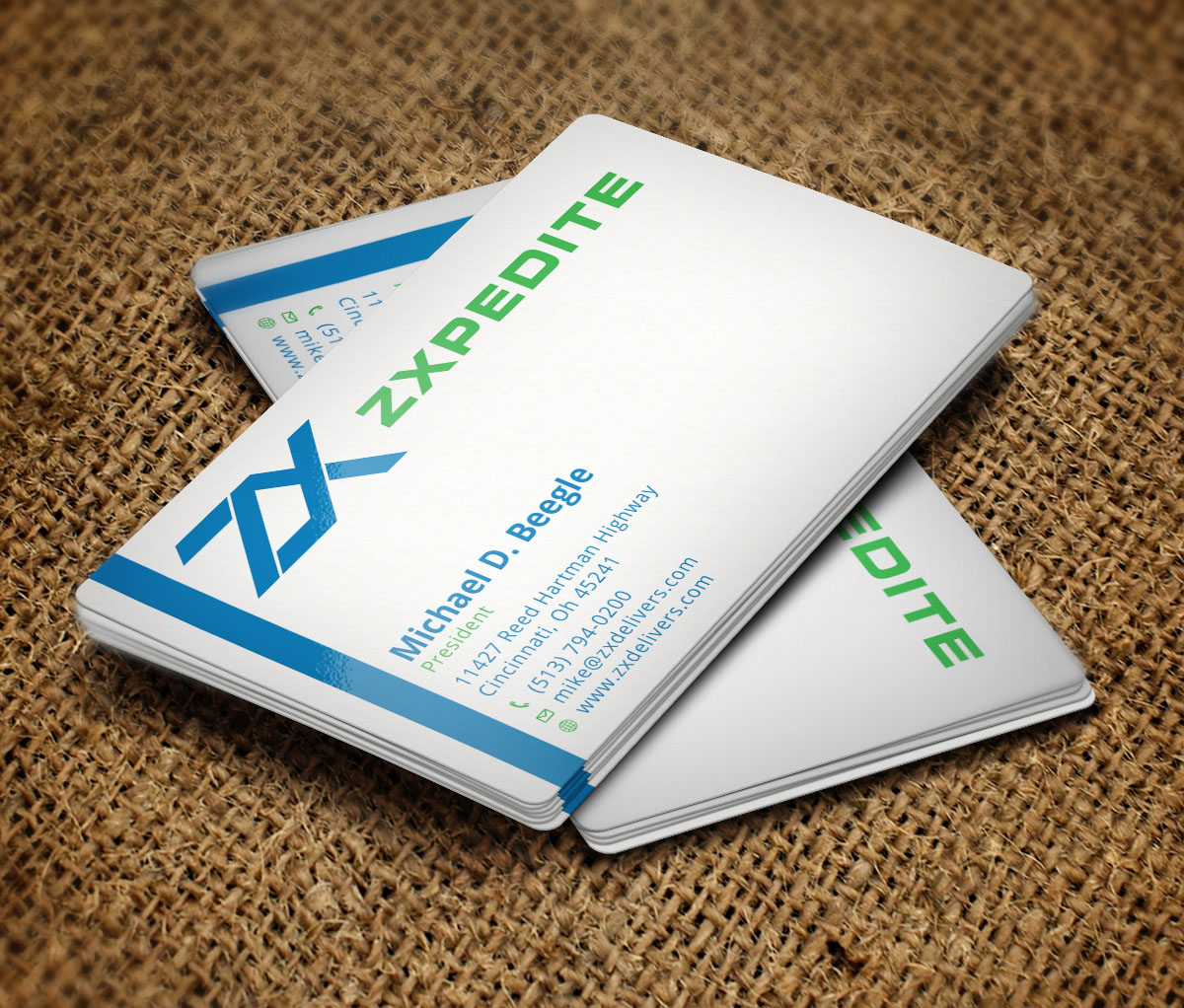 Business Card Design by Verified artistry (Design garden) for ZXpedite | Design #10318759
