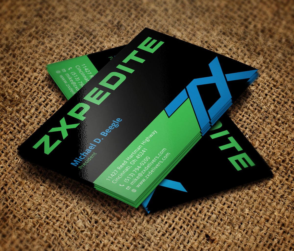 Business Card Design by Verified artistry (Design garden) for ZXpedite | Design #10318765