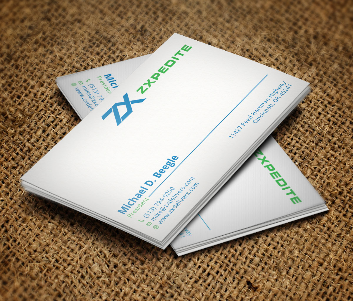 Business Card Design by Verified artistry (Design garden) for ZXpedite | Design #10318768