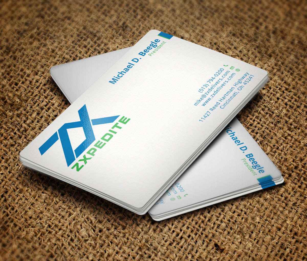 Business Card Design by Verified artistry (Design garden) for ZXpedite | Design #10318773