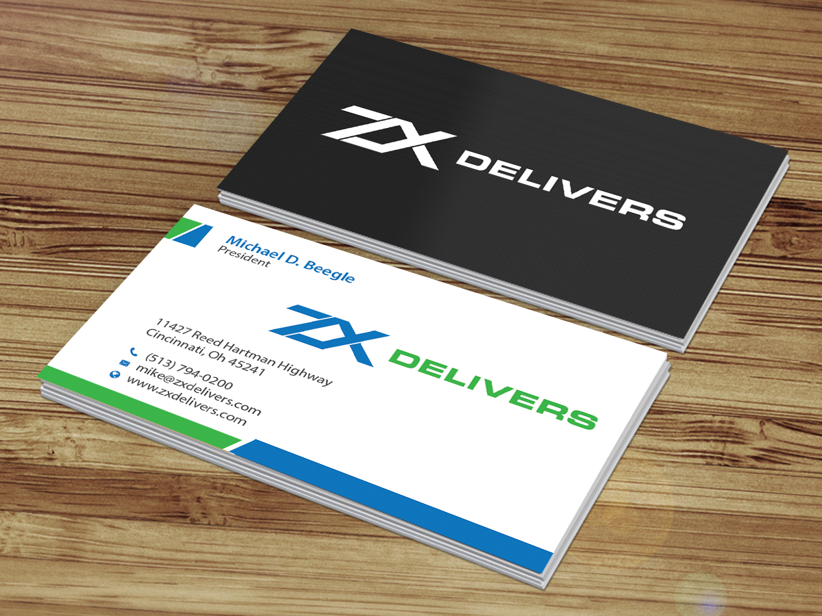 Business Card Design by Creations Box 2015 for ZXpedite | Design #10315132