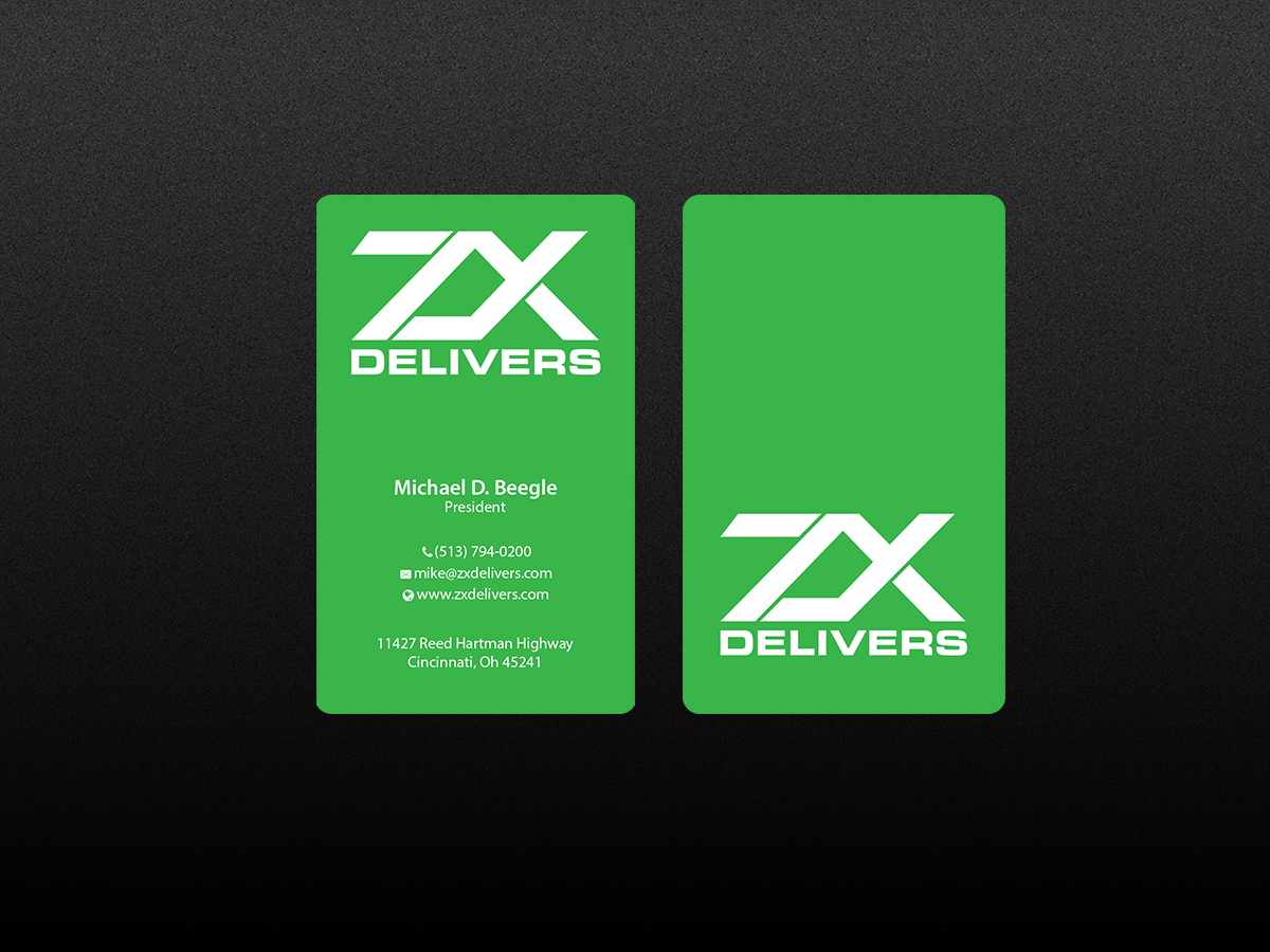 Diseño de Tarjeta de Presentación por Creations Box 2015 para ZXpedite | Diseño #10315138