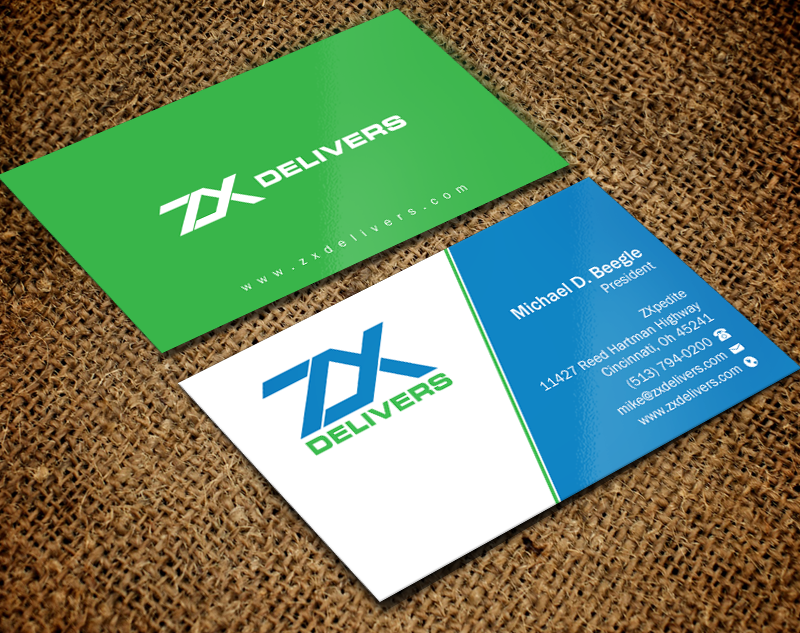 Business Card Design by Brand aid for ZXpedite | Design #10338488