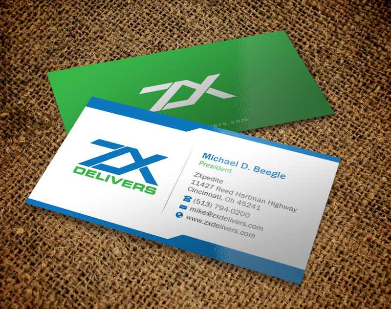 Business Card Design by Brand aid for ZXpedite | Design #10340702