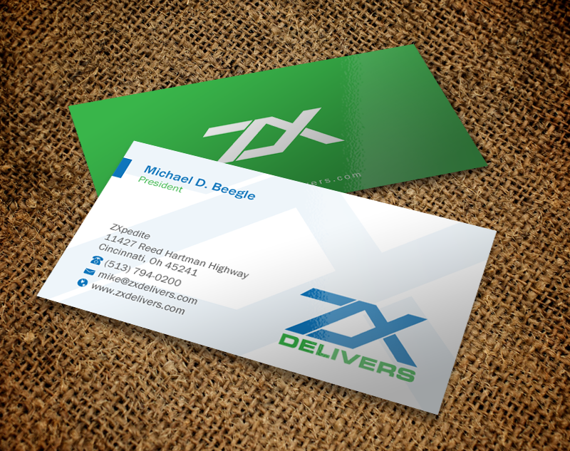 Business Card Design by Brand aid for ZXpedite | Design #10340706