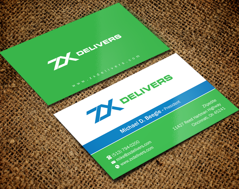 Business Card Design by Brand aid for ZXpedite | Design #10340712