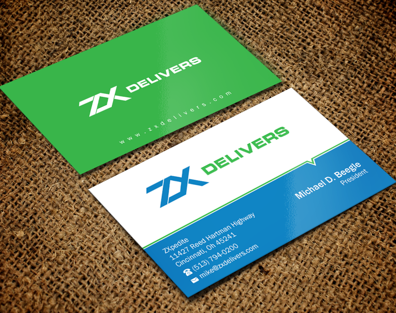 Business Card Design by Brand aid for ZXpedite | Design #10340714