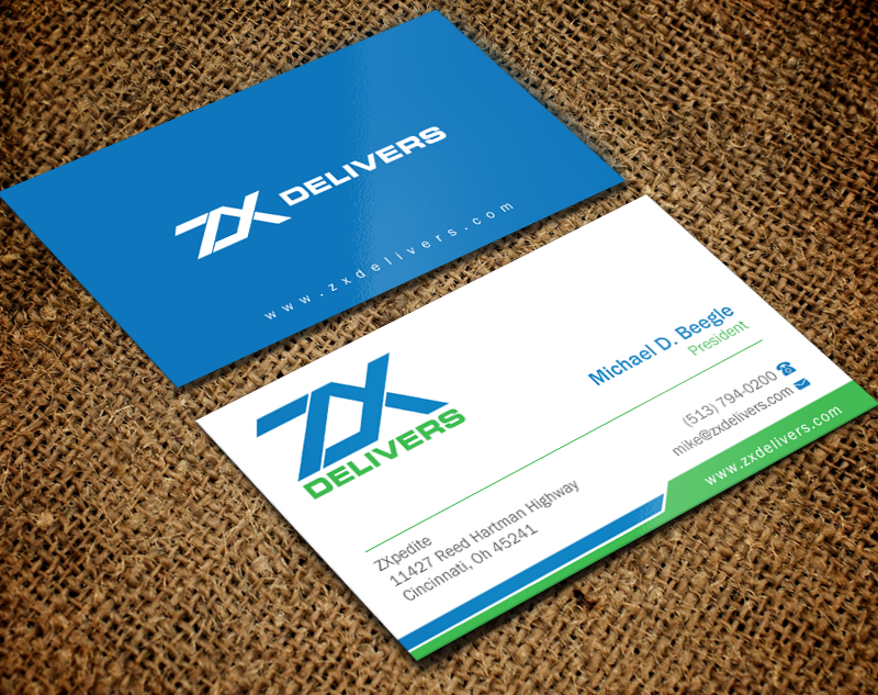 Diseño de Tarjeta de Presentación por Brand aid para ZXpedite | Diseño #10340715