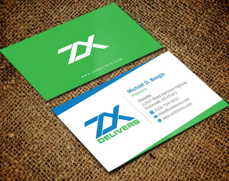 Business Card Design by Brand aid for ZXpedite | Design #10340716