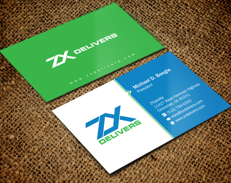 Business Card Design by Brand aid for ZXpedite | Design #10340718
