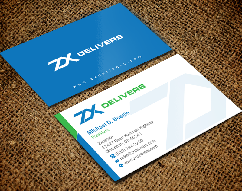 Business Card Design by Brand aid for ZXpedite | Design #10340720