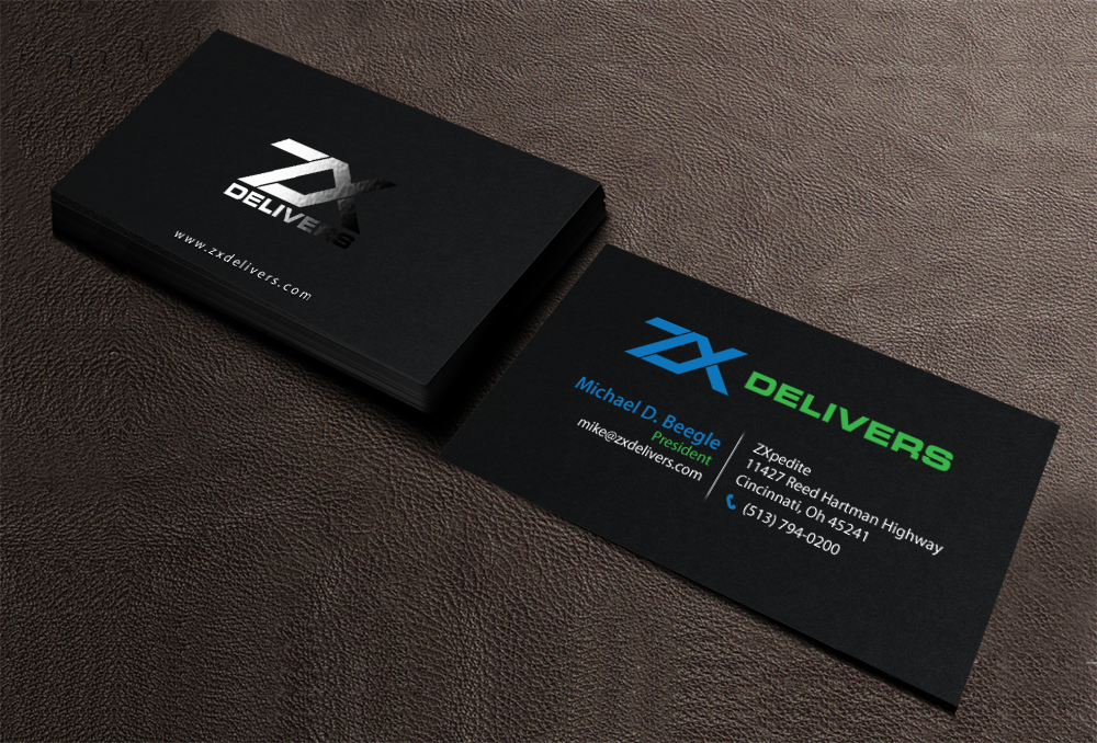 Business Card Design by chandrayaan.creative for ZXpedite | Design #10338498