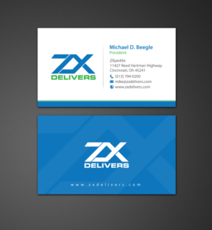 Business Card Design by chandrayaan.creative for ZXpedite | Design: #10354451