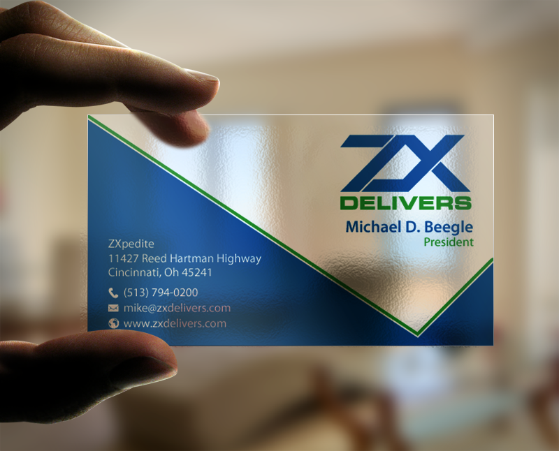 Diseño de Tarjeta de Presentación por chandrayaan.creative para ZXpedite | Diseño #10354471