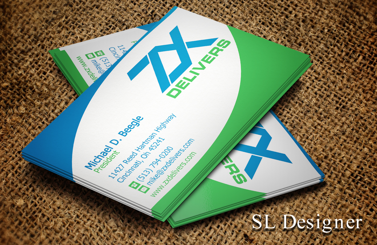 Business Card Design by SL Designer for ZXpedite | Design #10305590