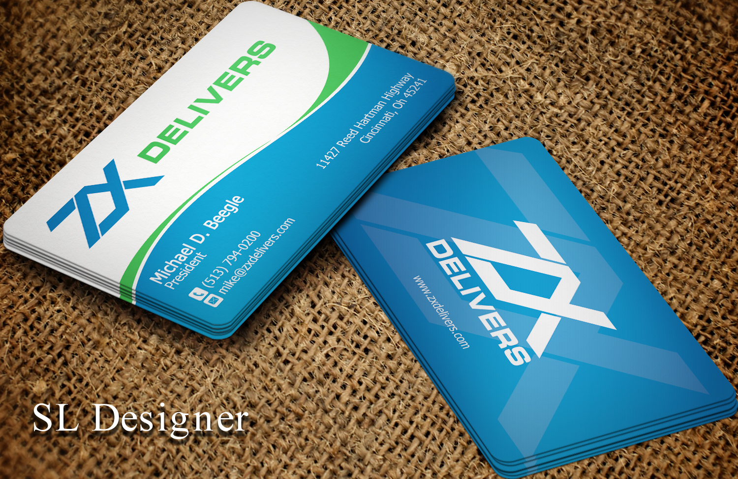 Business Card Design by SL Designer for ZXpedite | Design #10305594