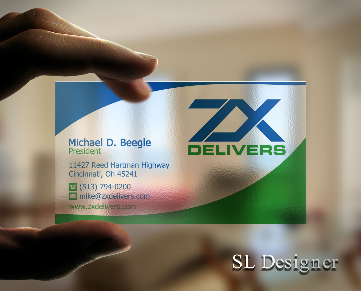 Business Card Design by SL Designer for ZXpedite | Design #10305598