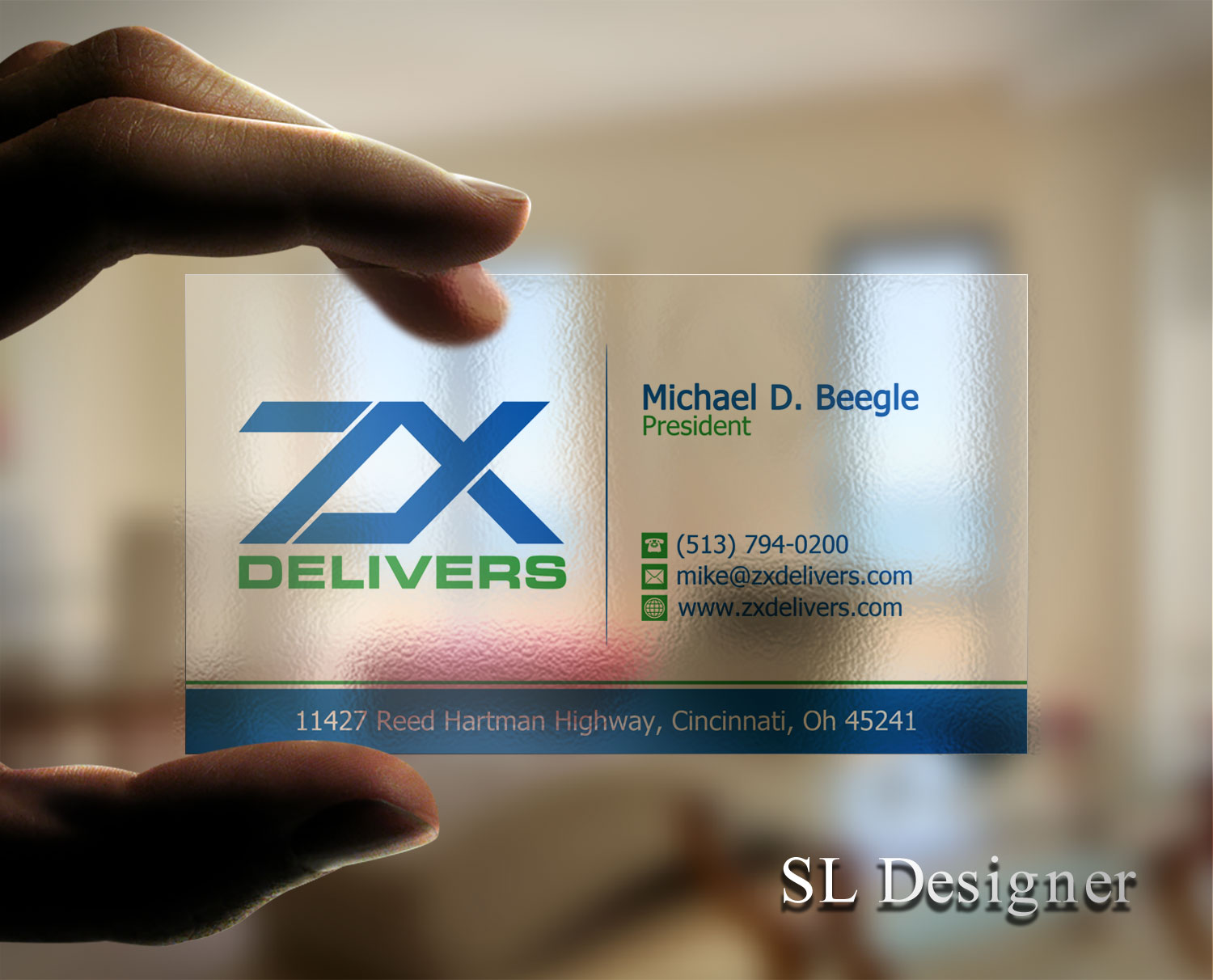 Visitenkarten-Design von SL Designer für ZXpedite | Design #10305601