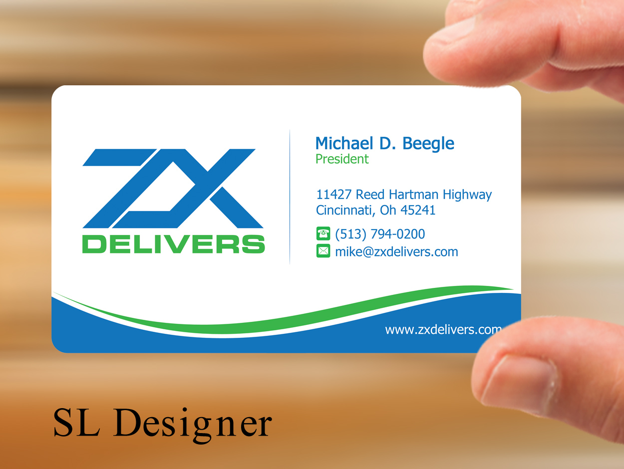 Business Card Design by SL Designer for ZXpedite | Design #10305679