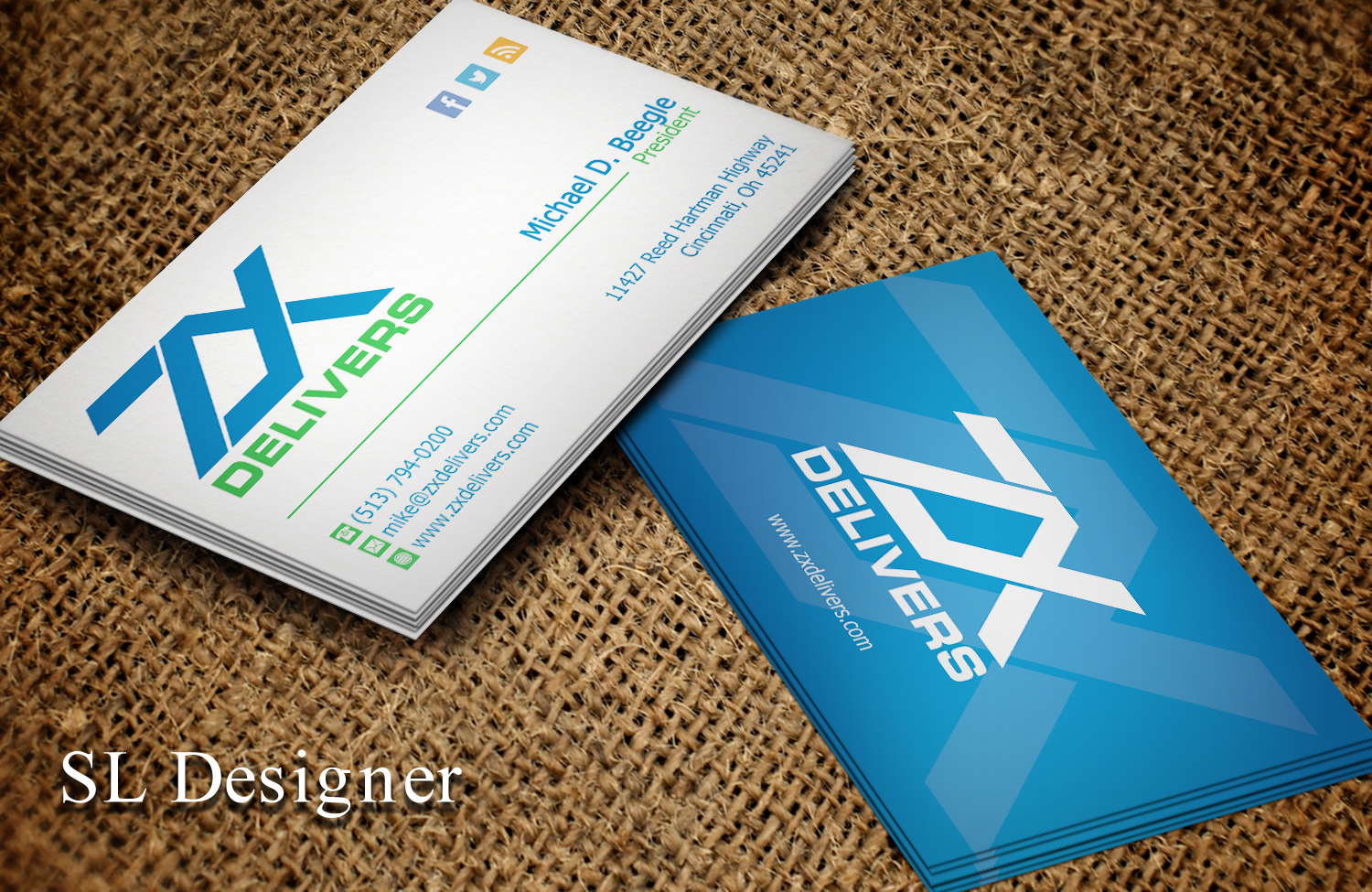 Visitenkarten-Design von SL Designer für ZXpedite | Design #10305822