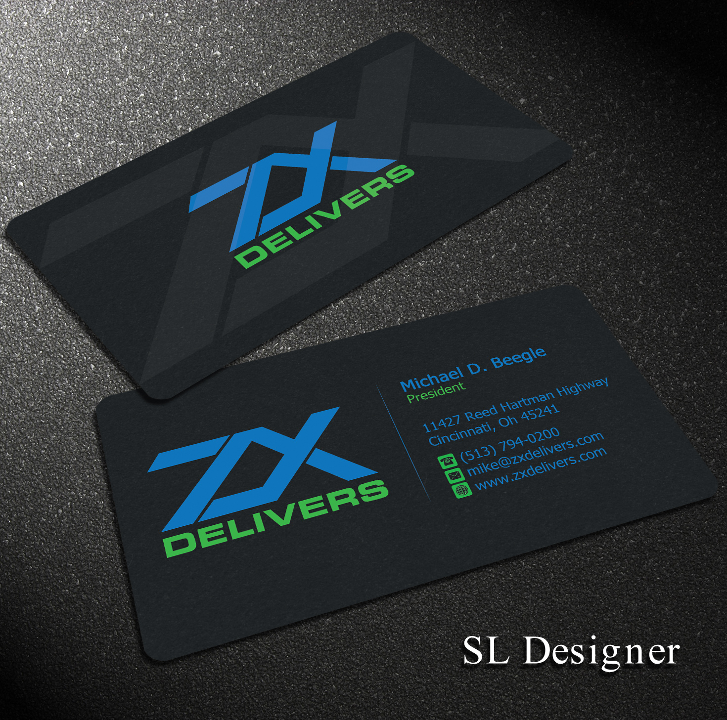 Visitenkarten-Design von SL Designer für ZXpedite | Design #10305947