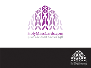 HolyMassCards.com & (slogan) Give The Most Sacred Gift | Card Design by Brown Design